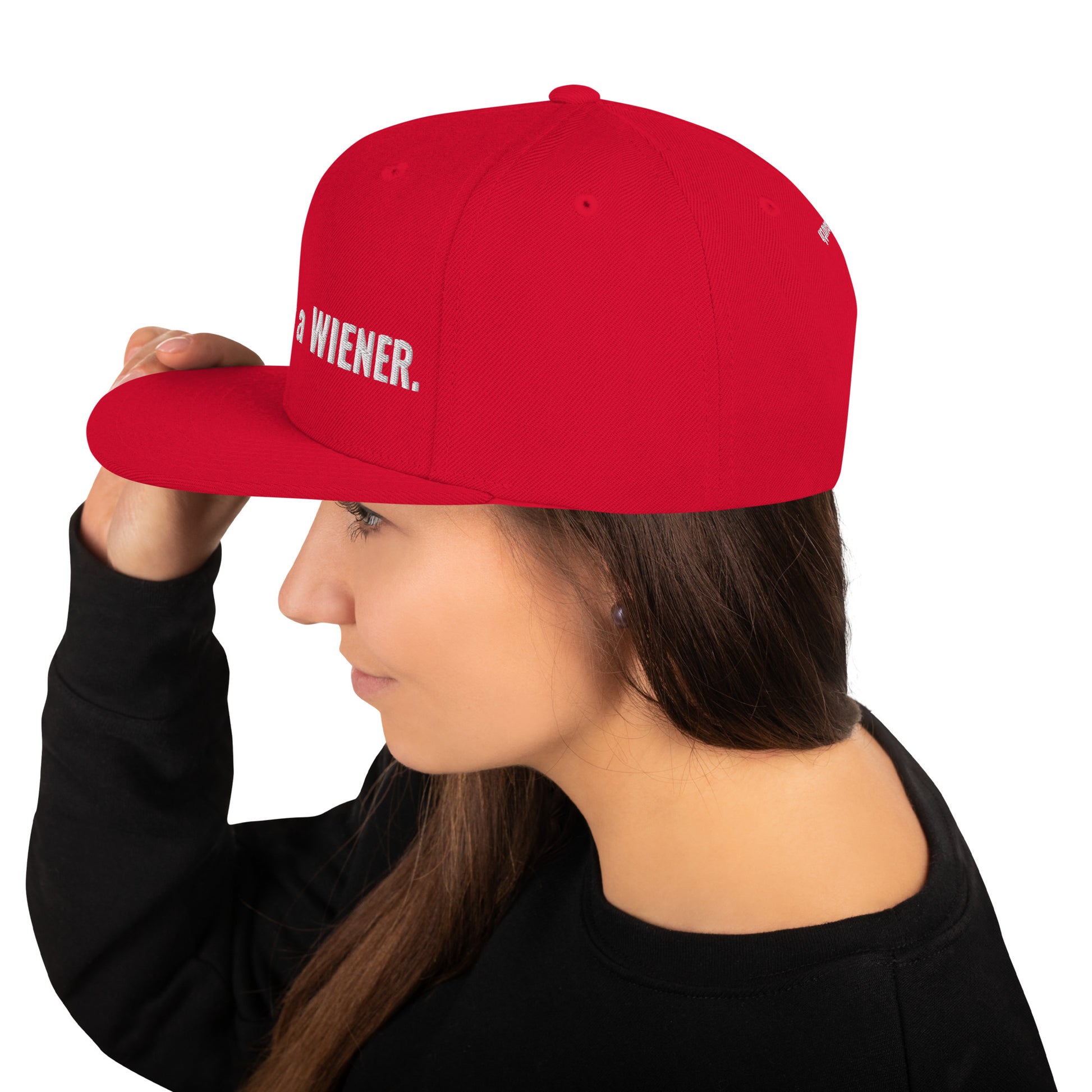 trump is a wiener snapback hat - south of space