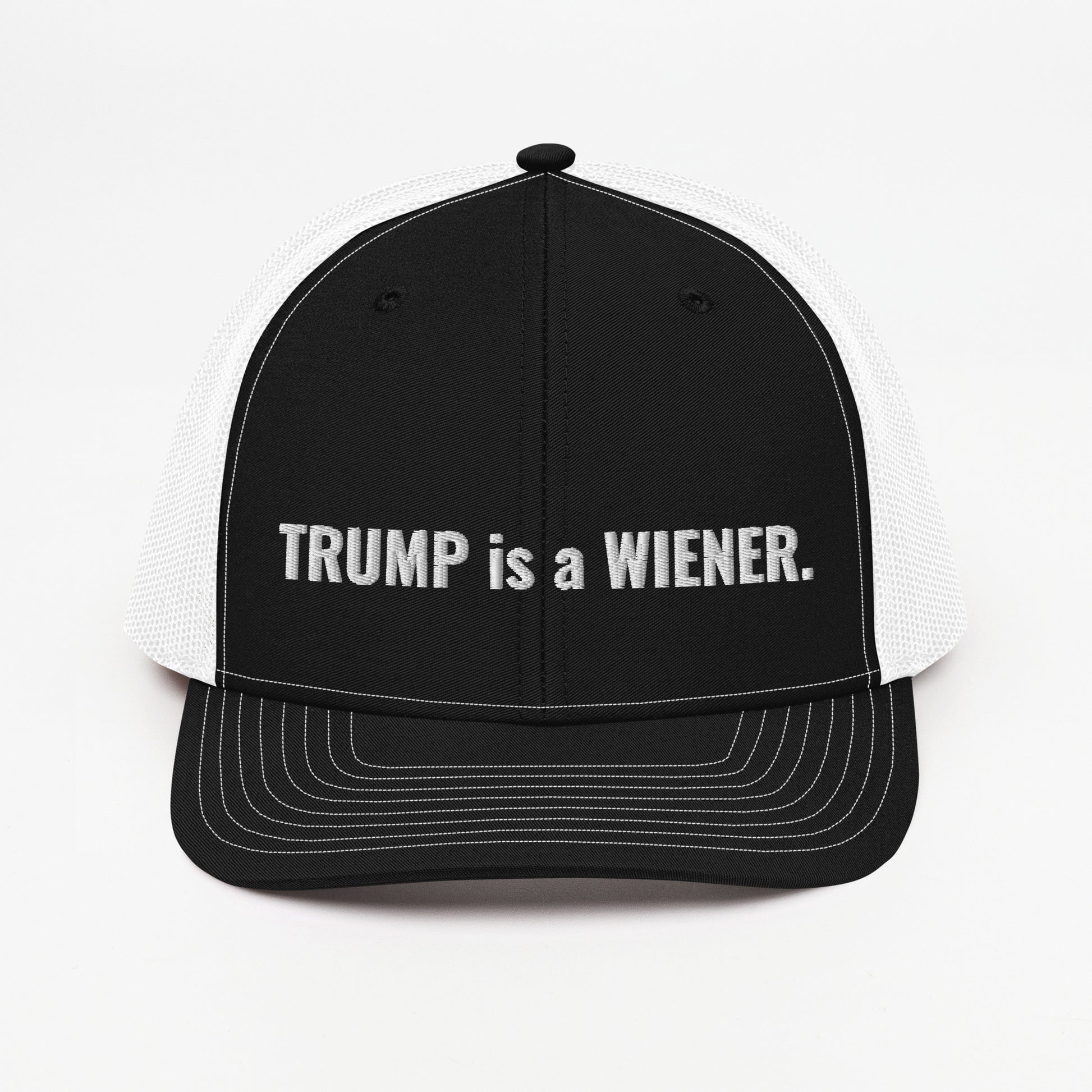 trump is a wiener trucker cap - south of space