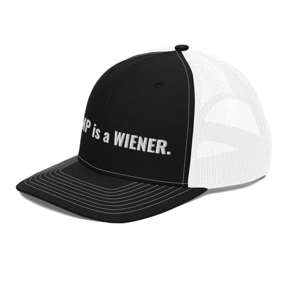 trump is a wiener trucker cap - south of space