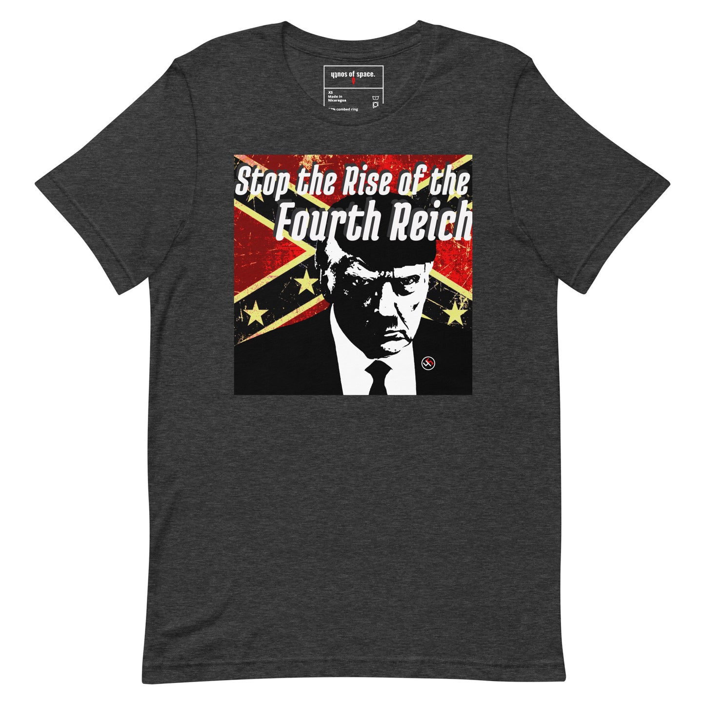 trump vs. hitler unisex t-shirt - south of space