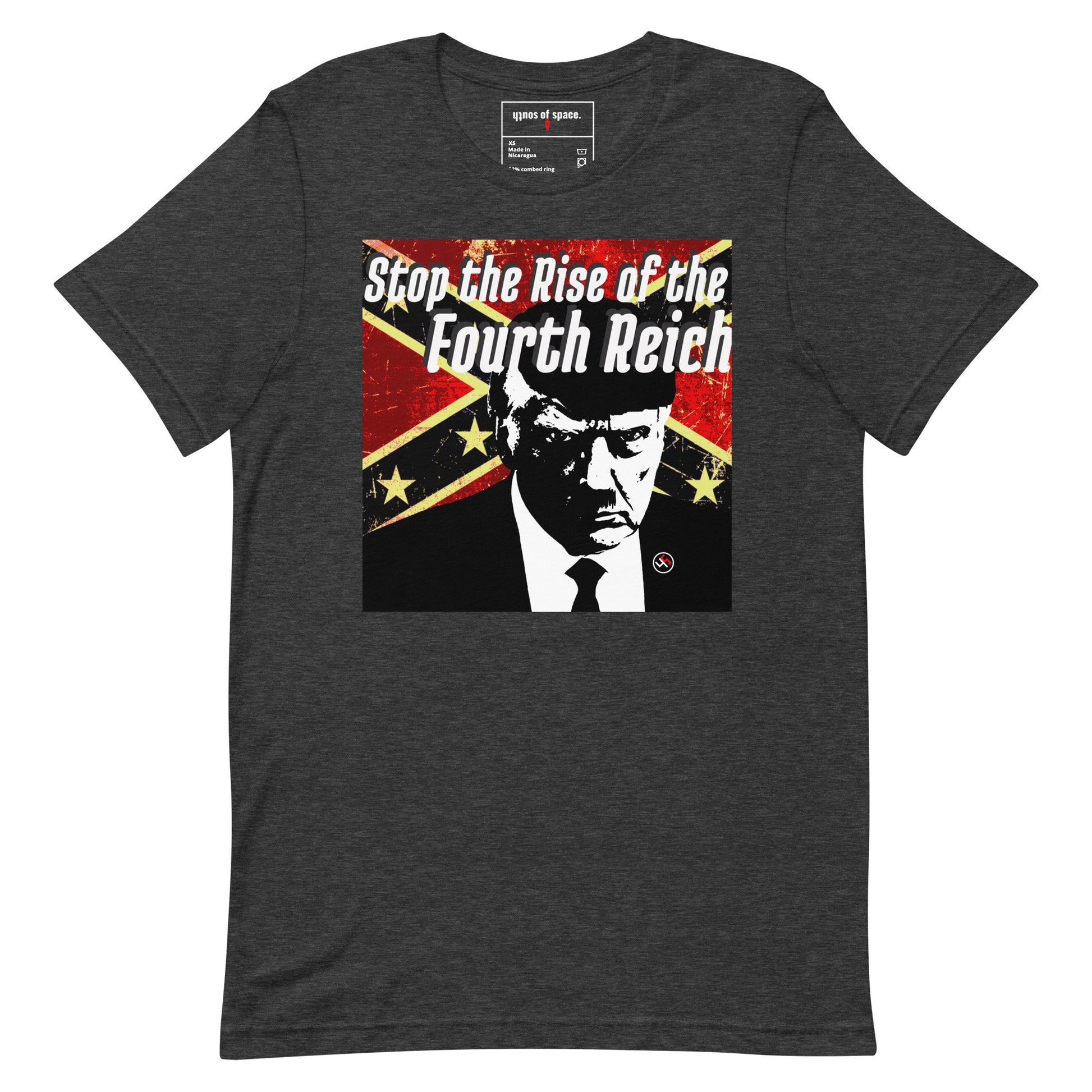 trump vs. hitler unisex t-shirt - south of space