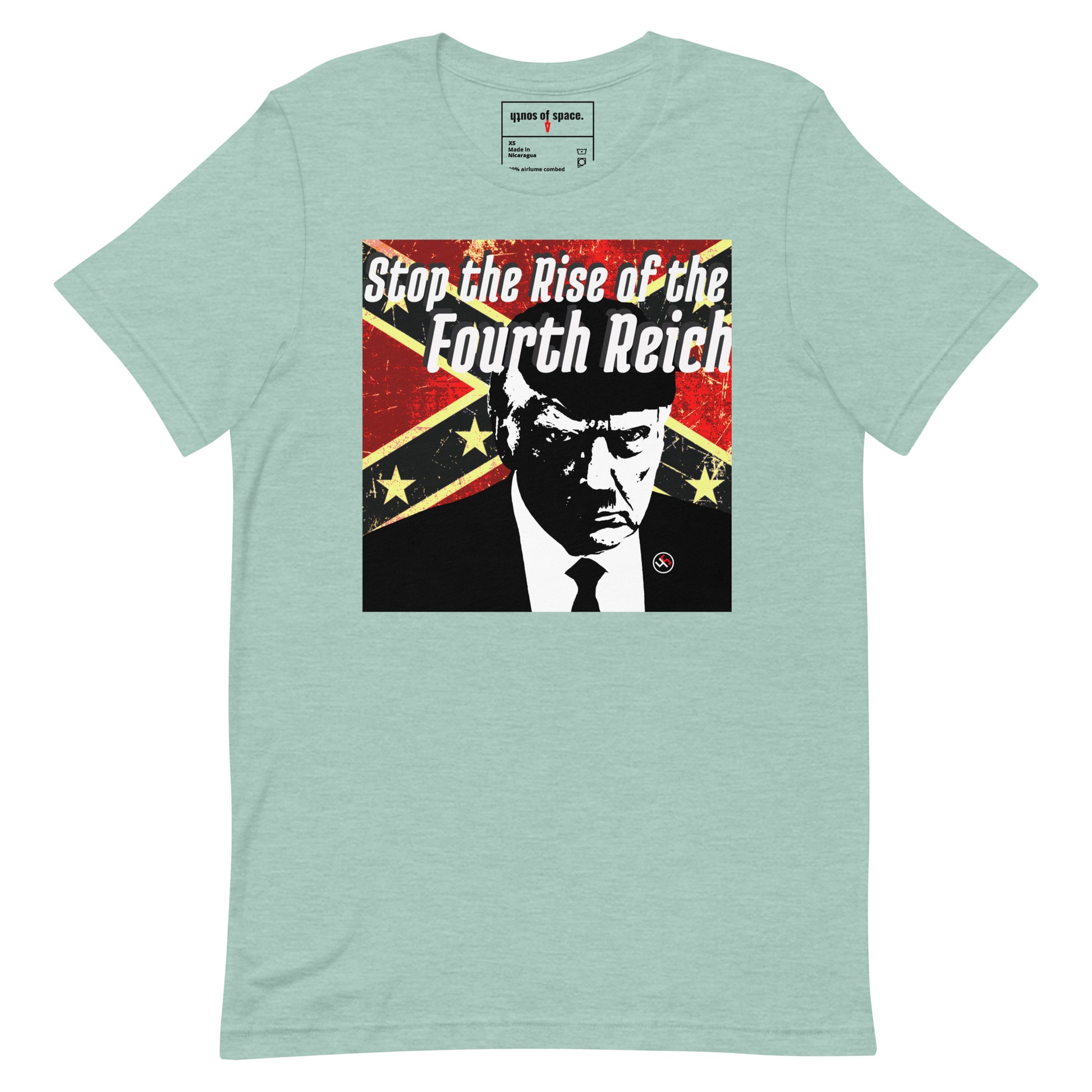 trump vs. hitler unisex t-shirt - south of space