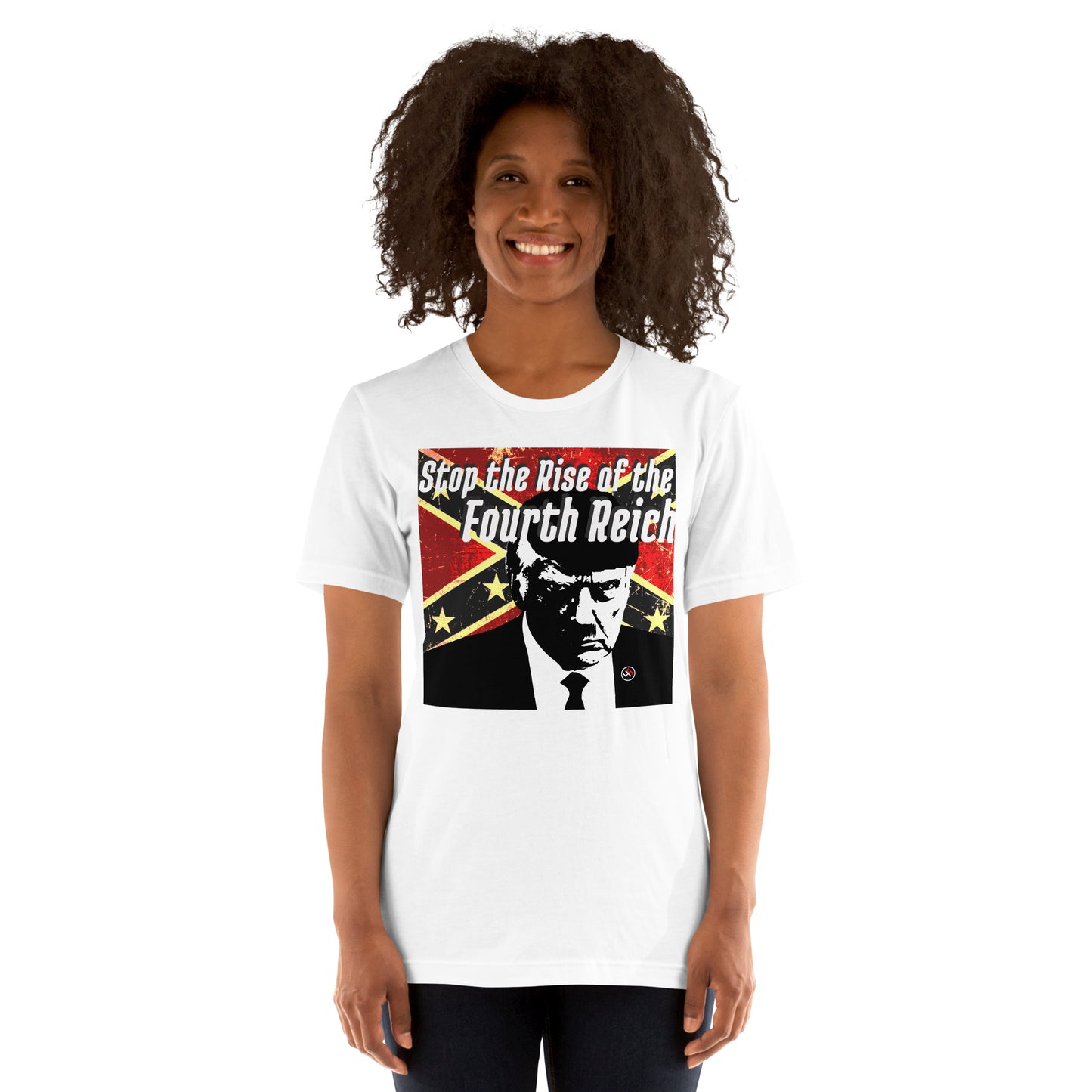 trump vs. hitler unisex t-shirt - south of space